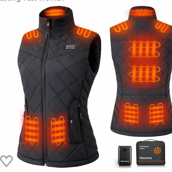 Heated Vest For Woman, With Battery - Picture 1 of 8